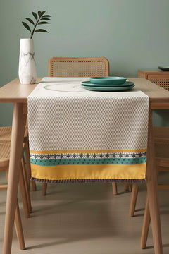 Safran Luxe Linen Runner 45 × 140 cm
