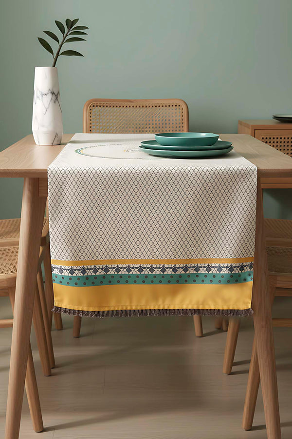 Safran Luxe Linen Runner 45 × 140 cm