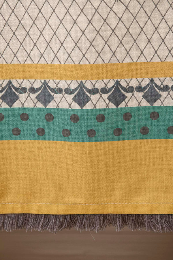 Safran Luxe Linen Runner 45 × 140 cm