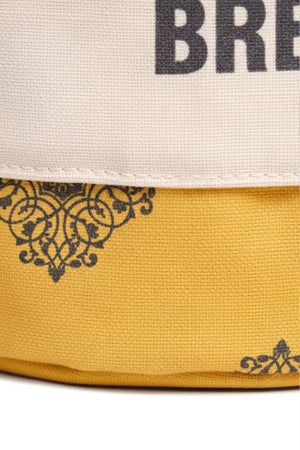 Safran Luxe Linen Bread Basket – 14 x 20 cm