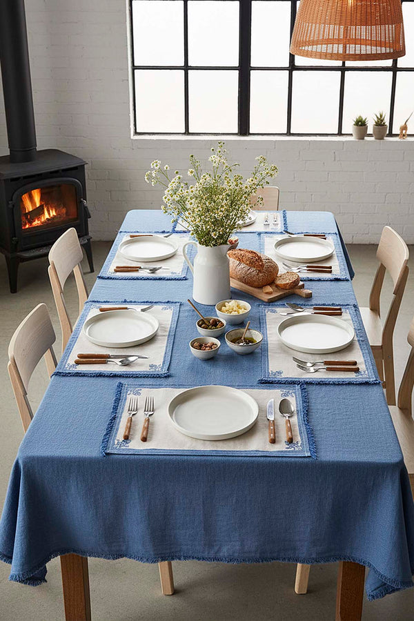 Elysian Blue Set of 6 Placemats