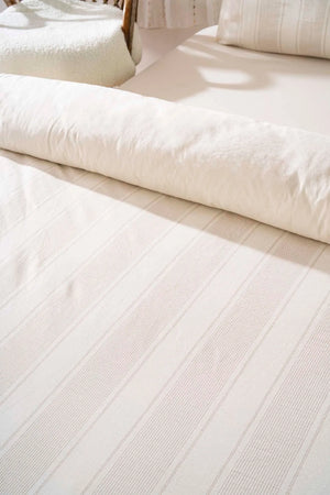 Nenas Vizon %100 Cotton 4 Piece Bedspread & Bedding Set