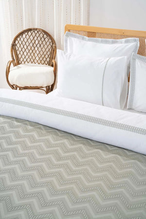 Noemi Green Double 7 Piece Bedspread & Bedding Set