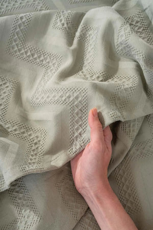 Noemi Green Double 7 Piece Bedspread & Bedding Set