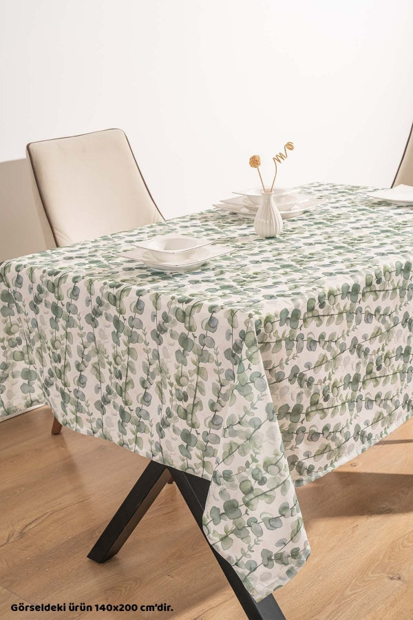 Eucalyptus Patterned Tablecloth, Table Fabric, Picnic Blanket