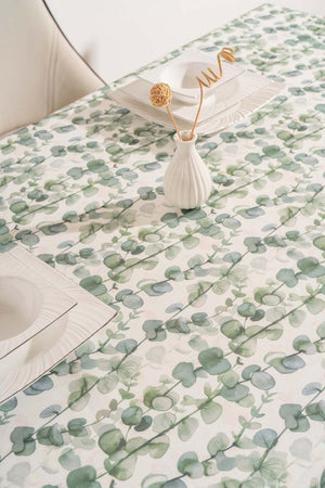 Eucalyptus Patterned Tablecloth, Table Fabric, Picnic Blanket