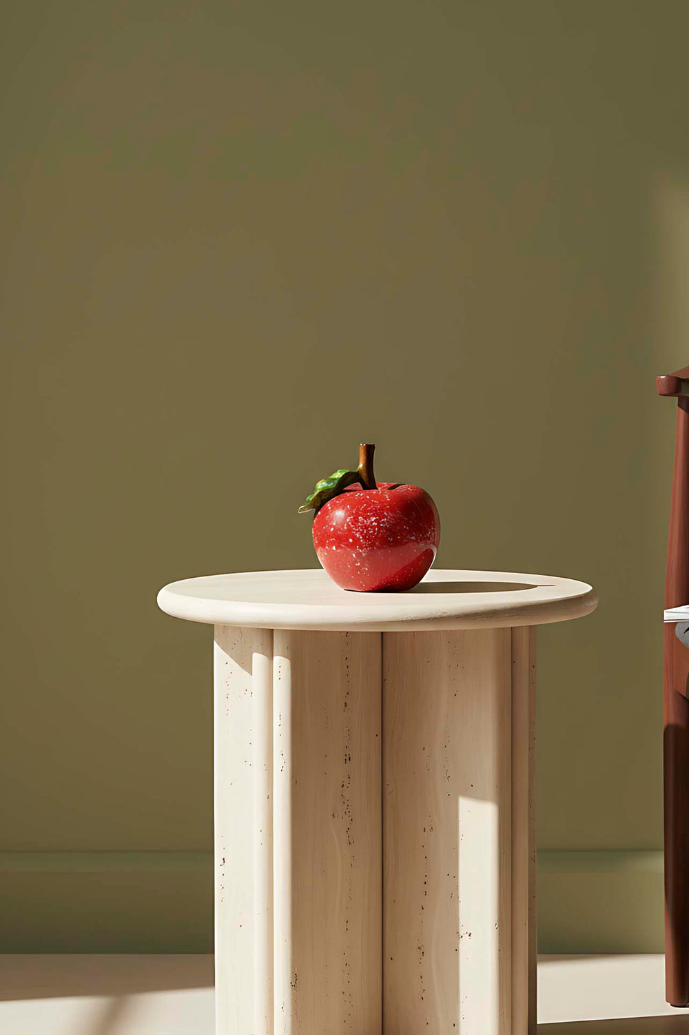Red Apple Designed Decorative Object