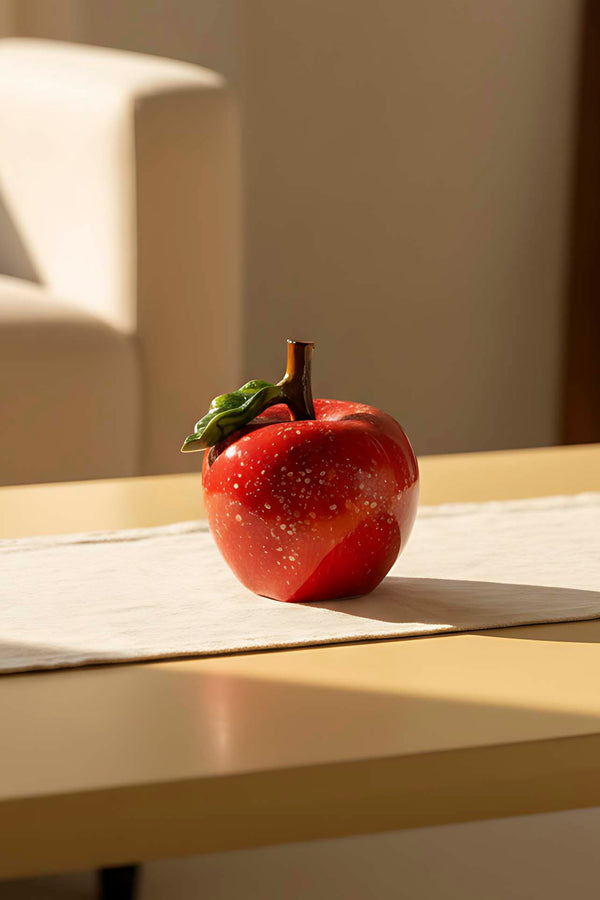 Red Apple Designed Decorative Object