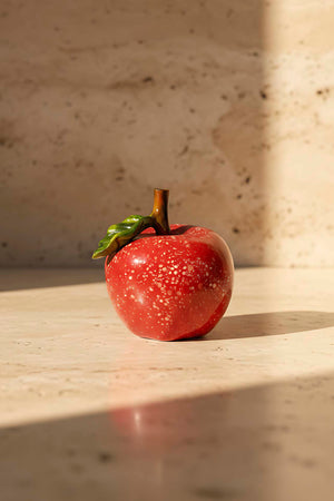 Red Apple Designed Decorative Object