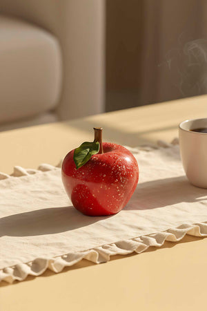 Red Apple Designed Decorative Object