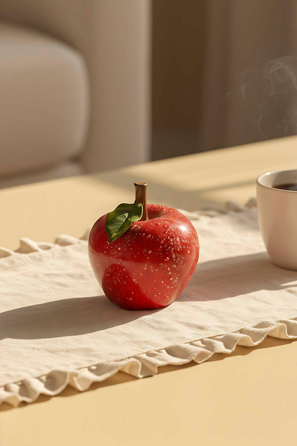 Red Apple Designed Decorative Object
