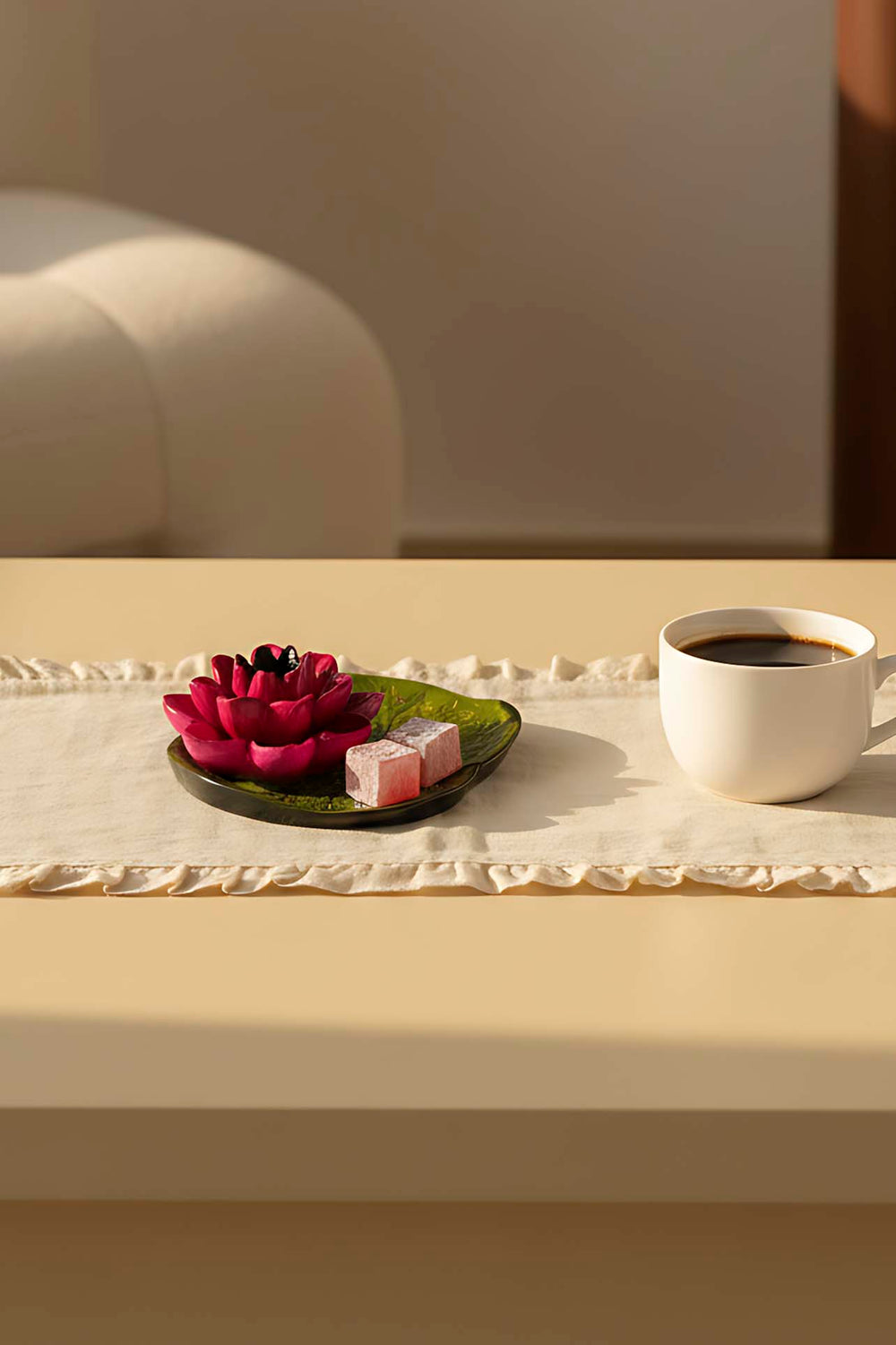 Pink Lotus Flower Decorative Plate