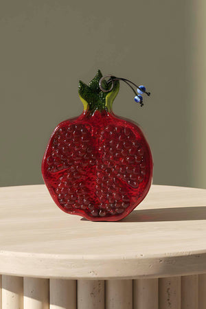 Red Pomegranate Wall Decor Accessory