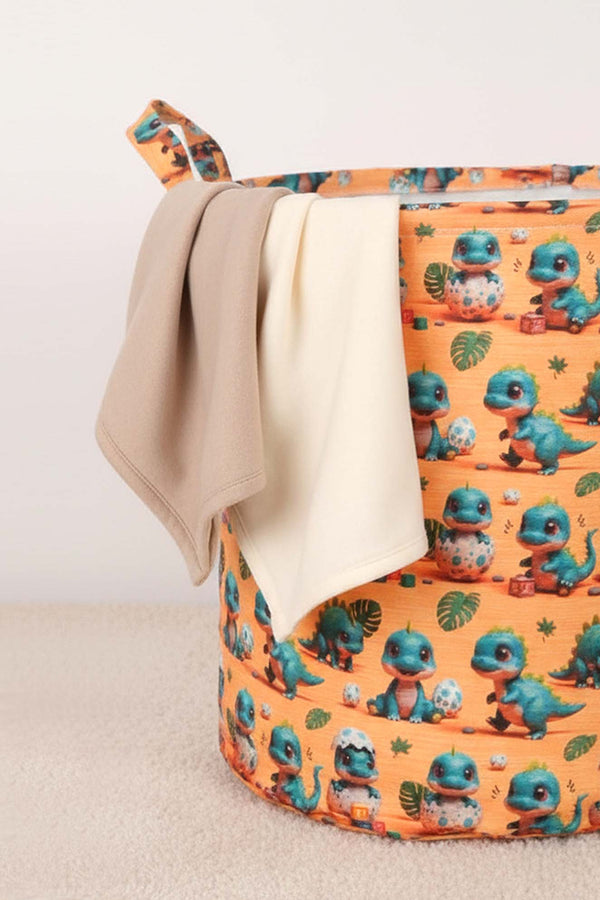 Dino Pattern Toy Laundry Basket