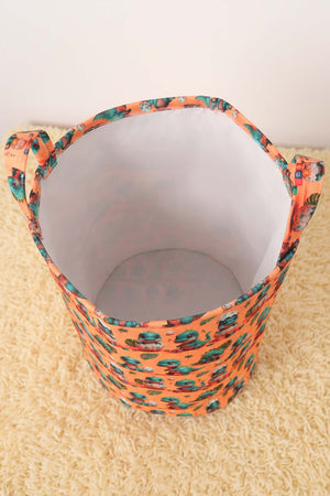 Dino Pattern Toy Laundry Basket