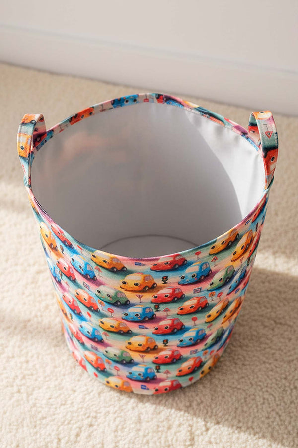 Car Pattern Toy Laundry Basket