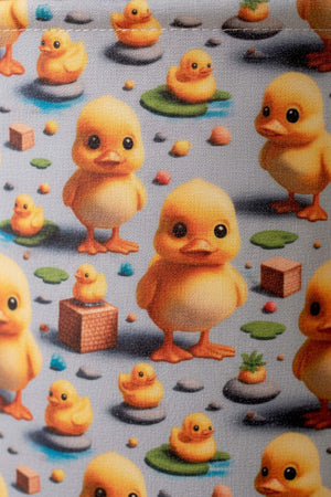 Chick Pattern Toy Laundry Basket