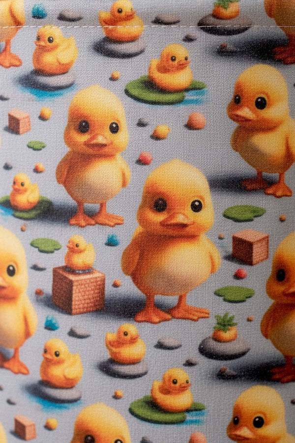 Chick Pattern Toy Laundry Basket