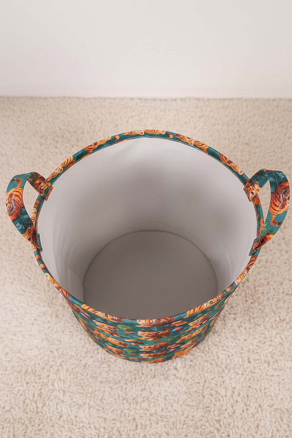 Tiger Pattern Toy Laundry Basket