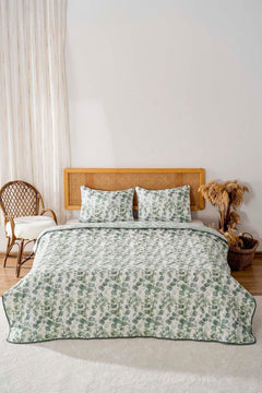 Eucalyptus Double Outlet Cotton Quilted Bedspread & Coverlet