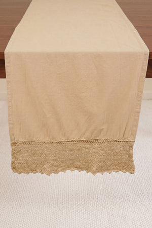 Oxford Lacy Cotton Lace Runner 40X150 Cm