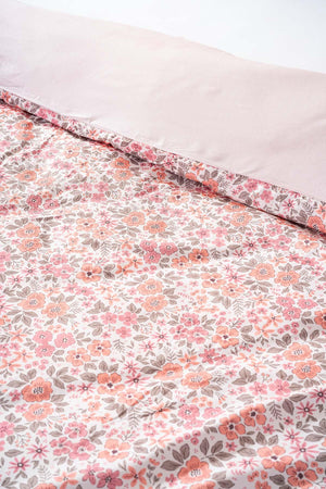 Pink Spring Double Duvet Cover Set Cotton