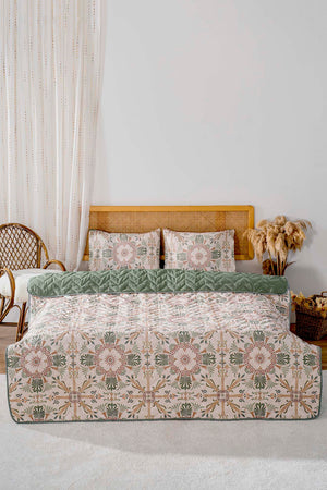 Ethnic Palace Cotton Double Quilted Pique & Bedspread