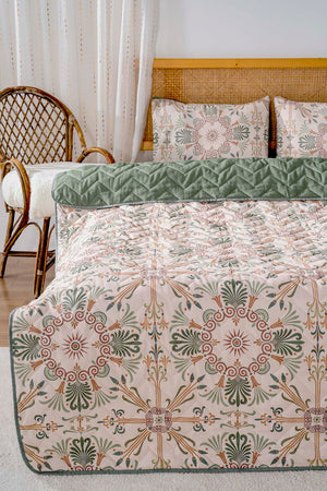 Ethnic Palace Cotton Double Quilted Pique & Bedspread
