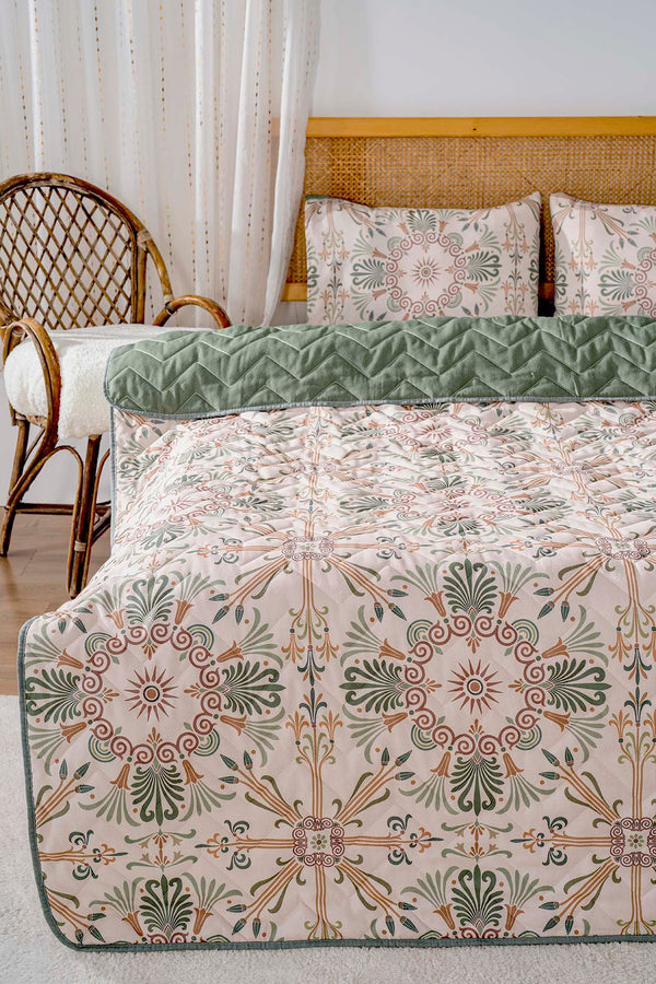 Ethnic Palace Cotton Double Quilted Pique & Bedspread