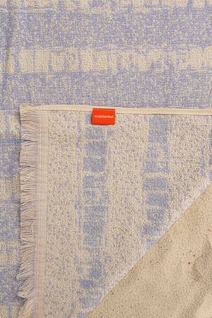 Blue Striped %100 Cotton Beach Towel 70x140 cm
