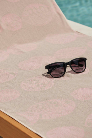 Grey Aztec %100 Cotton Beach Towel 70x140 cm
