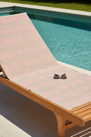 Grey Aztec %100 Cotton Beach Towel 70x140 cm