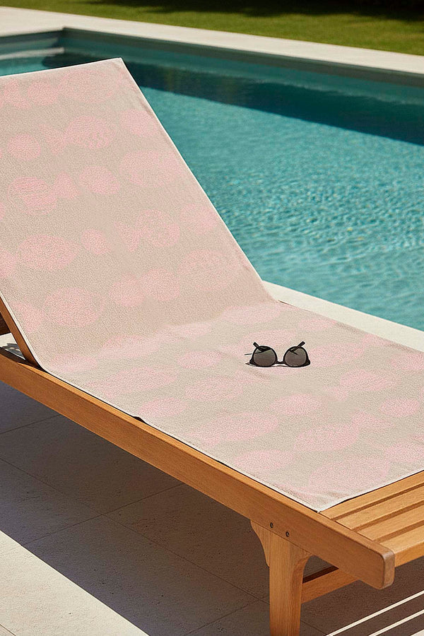 Grey Aztec %100 Cotton Beach Towel 70x140 cm