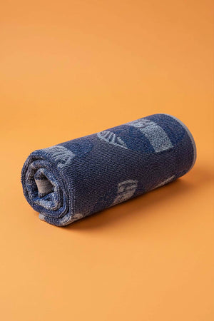 Blue Aztec %100 Cotton Beach Towel 70x140 cm