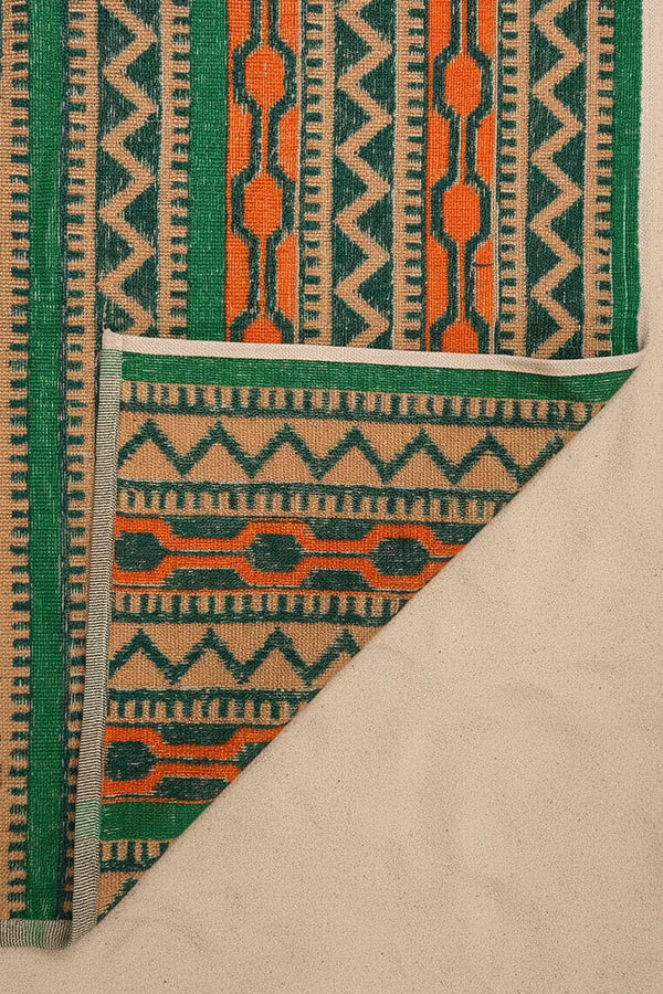 Dark Green Sahara %100 Cotton Beach Towel 70x140 cm