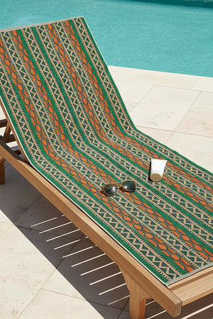 Dark Green Sahara %100 Cotton Beach Towel 70x140 cm