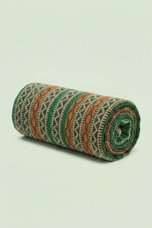 Dark Green Sahara %100 Cotton Beach Towel 70x140 cm