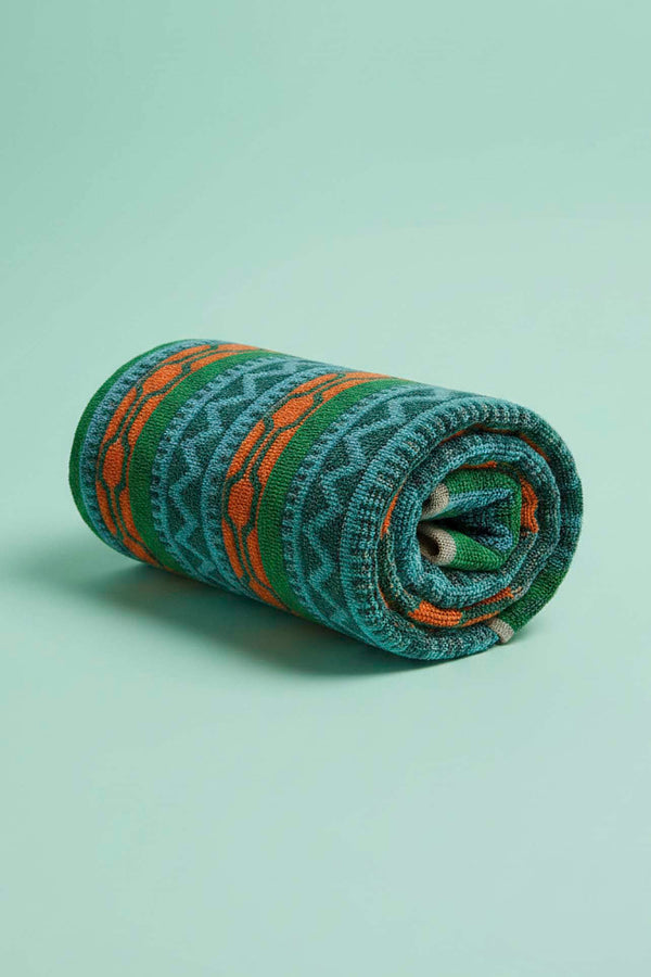Turquoise Sahara %100 Cotton Beach Towel 70x140 cm