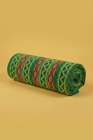 Light Green Sahara %100 Cotton Beach Towel 70x140 cm