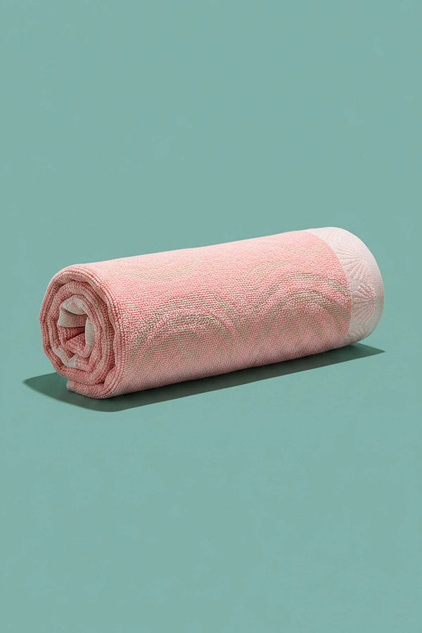 Pink Poseidon 100% Cotton Beach Towel 70x140 cm