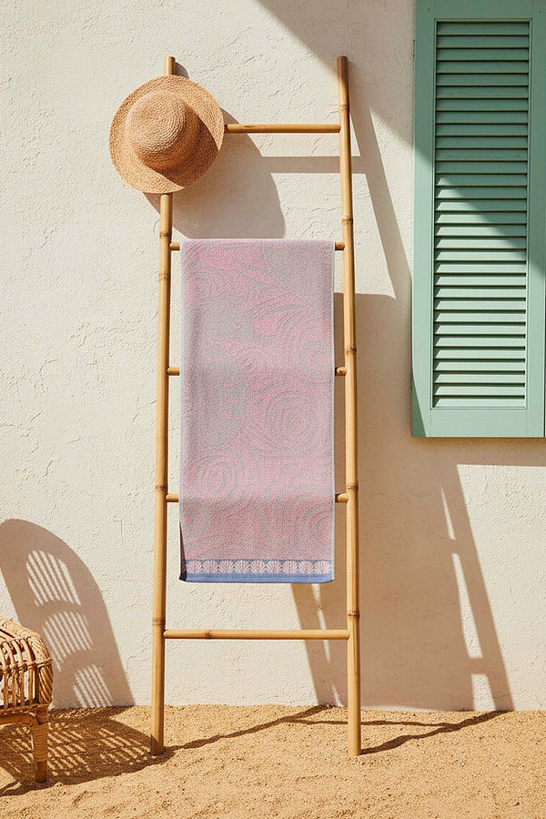 Grey Poseidon 100% Cotton Beach Towel 70x140 cm