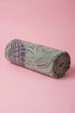 Turquoise & Blue Striped Poseidon 100% Cotton Beach Towel 70x140 cm