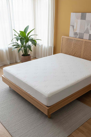 Vera Waterproof Quilted Double Mattress Protector 160x200 cm