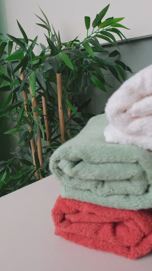 Natural Colored 5-Piece 100% Cotton Towel Set 50x90