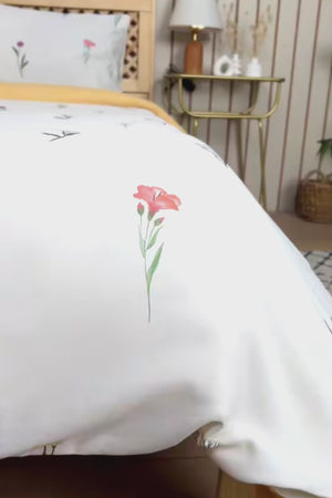 Bella Double Duvet Cover Set Cotton
