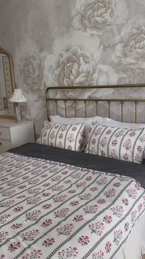 Lora Double Cotton Duvet Cover Set