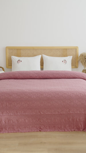 Felix Rose Double Size 100% Cotton Bedspread Set – 4 Pieces