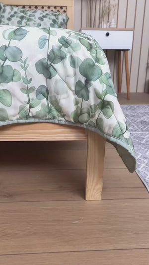 Eucalyptus Single Cotton Quilted Bedspread