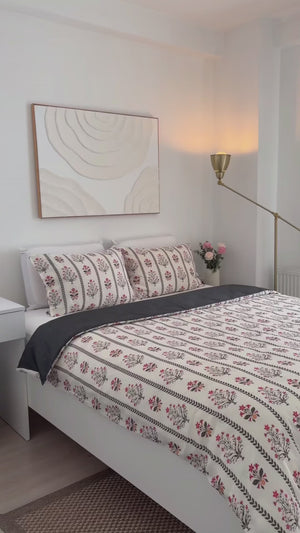 Lora Double Size Cotton Quilted Bedspread & Pike