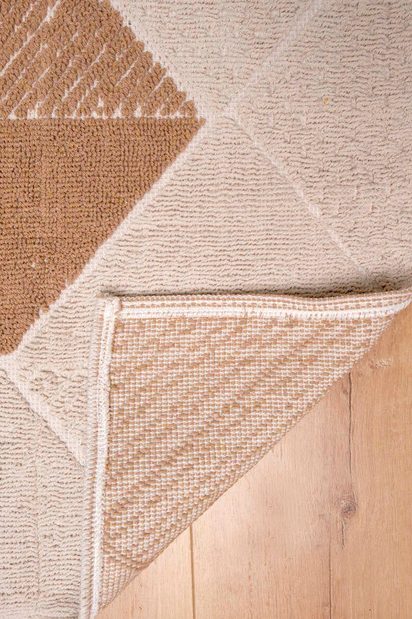Terra Geometric 2-Piece Bathroom Toilet Mat Set
